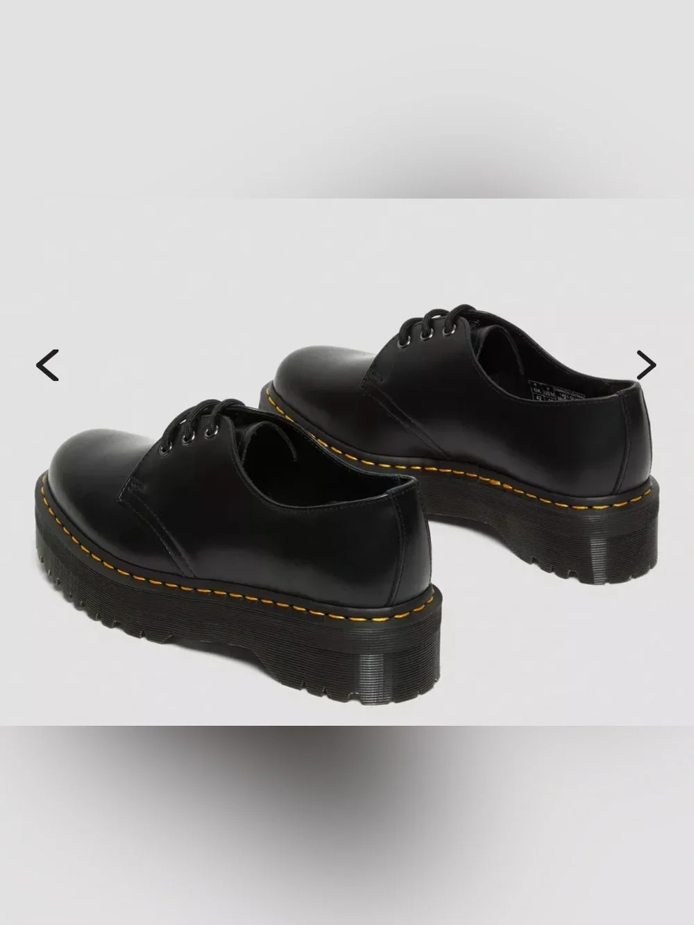 Dr. Martens 1461 Quad Black Leather NEW $160